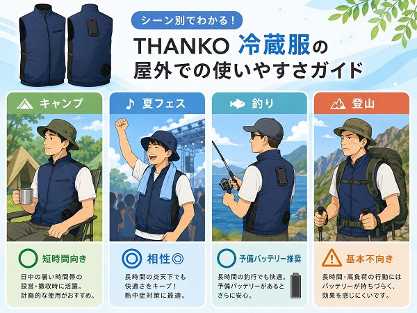 屋外での使い方